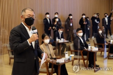 정의선 현대차그룹 회장, 청년 일자리 ‘4만6000개’ 약속했다