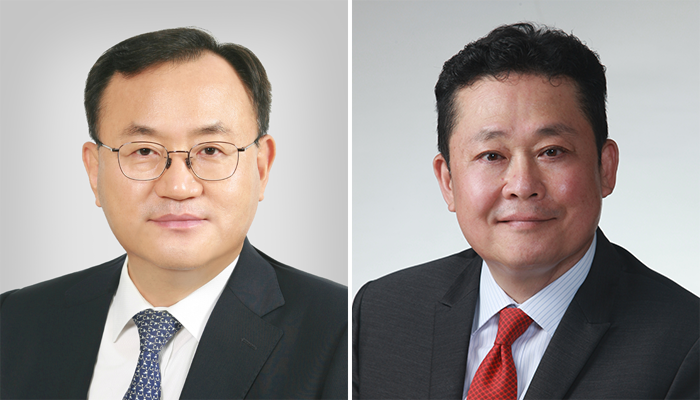 명노현 ㈜LS CEO(사진 왼쪽)과 김종우 LS일렉트릭 글로벌/SE CIC COO(오른쪽)