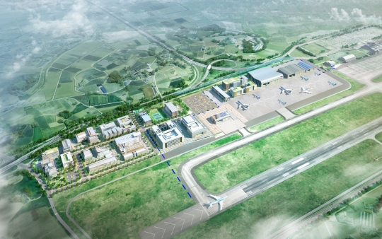 무안 항공(MRO)특화일반산업단지 조감도