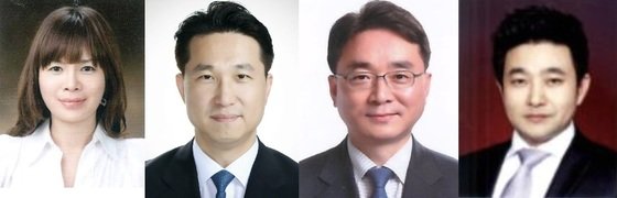 (왼쪽부터)김보연·김지훈·성윤기·신창하 신임 상무. 사진=호텔신라 제공
