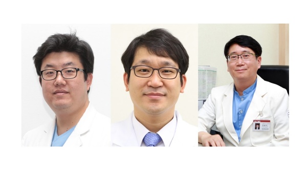 좌측부터 김민철, 이시형, 장병익 교수(사진제공=영남대병원)