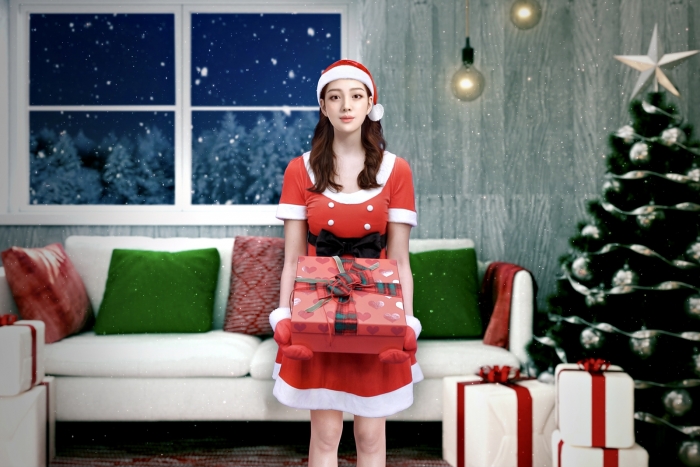 가상 모델 루시 모습. 사진=롯데홈쇼핑 제공