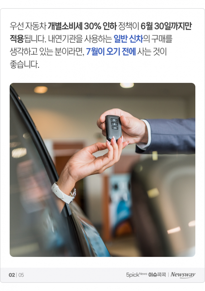 새 차, 7월 전에 사야 하는 이유 기사의 사진