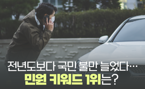 전년도보다 국민 불만 늘었다···민원 키워드 1위는?