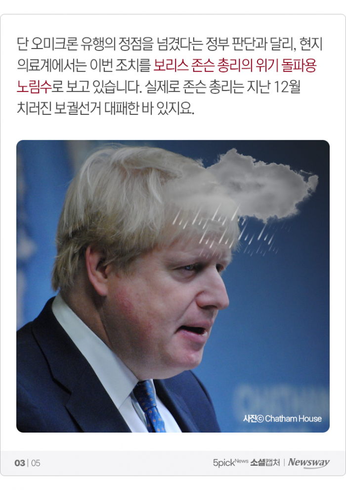 마스크 벗고 백신패스 없애는 영국···우리는? 네티즌 ‘갑론을박’ 기사의 사진