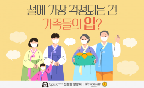 설에 가장 걱정되는 건 가족들의 '입'?
