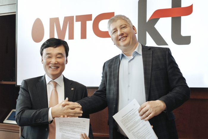 KT가 러시아 시장진출을 목표로 동유럽 대표 통신사업자인 모바일텔레시스템즈(MTS)와 사업협력을 위한 양해각서를 체결했다고 9일 밝혔다. 사진=KT