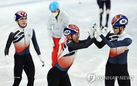 2022 베이징동계올림픽 쇼트트랙 남자 대표팀 5000m 결승 진출