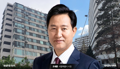 오세훈표 재건축에 '35층룰' 폐지 가닥 잡힌 대치은마·잠실주공5