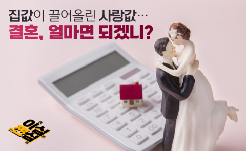 '집값'이 끌어올린 '사랑값'···결혼, 얼마면 되겠니?