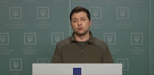 우크라이나 대통령 젤렌스키 "오늘밤 운명 결정"···야간총공세 대비