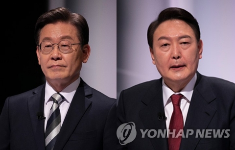 &quot;尹 46.3% 李 43.1%&quot;···오차범위내 접전