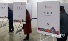 전국 잠정 투표율 50.9%···역대 지방선거 최저 투표율 2위