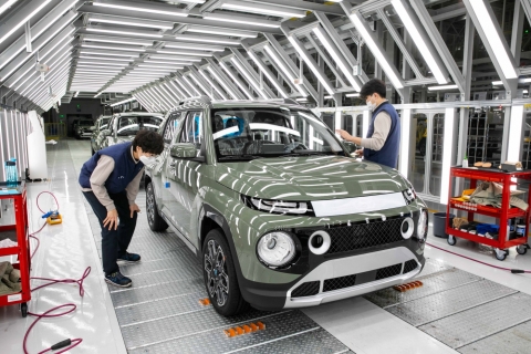 광주글로벌모터스, 6개월 만에 누적 생산 2만 대 돌파