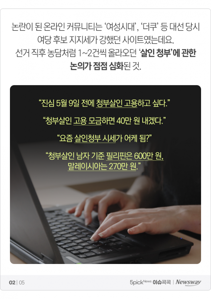 "윤석열 청부살인 모금"···갈 때까지 가버린 '커뮤글' 논란 기사의 사진