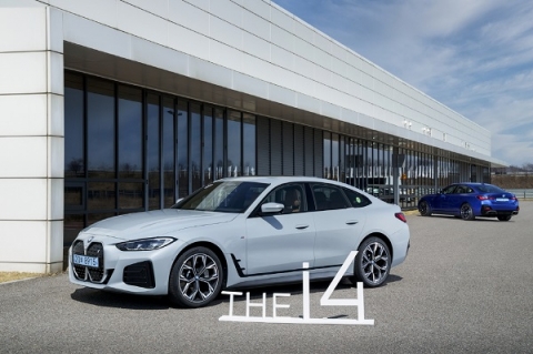한국車기자협회, 'BMW i4' 4월의 차 선정···&quot;공간 활용성·실용성↑&quot;