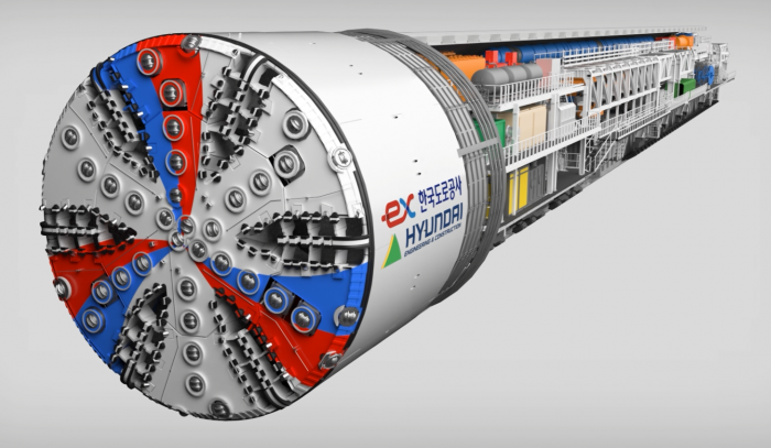 TBM 모델링. 사진=현대건설 제공
