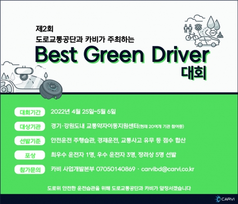 카비, 도로교통공단과 AI 기술로 특별교통수단 안전운전자 선발