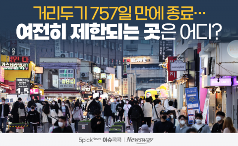 거리두기 757일 만에 종료···여전히 제한되는 곳은 어디?
