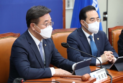 윤호중 &quot;'송영길·박주민 공천 배제' 보고 전 언론 유출···경위 조사·징계 명령&quot;