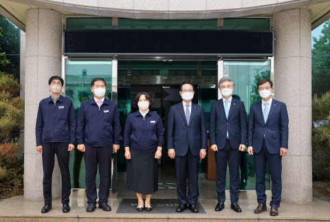 권남주 캠코 사장, 강소기업 정우이앤이 찾아 애로사항 청취