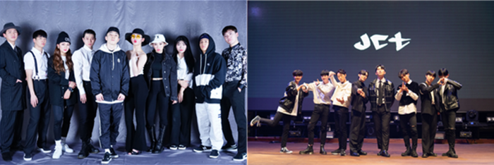(좌)K-POP 정기공연 출연진 빛고을댄서스 (우)JCT