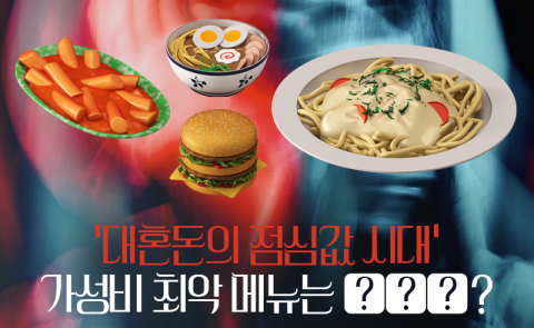 대혼돈의 점심값 시대···가성비 최악 메뉴는 '○○○'?