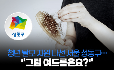 청년 탈모 지원 나선 서울 성동구···&quot;그럼 여드름은요?&quot;