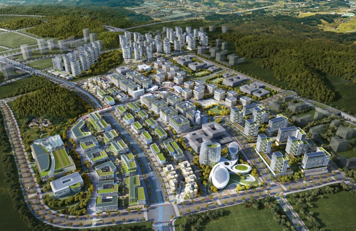 세종 5-1생활권 스마트시티 조감도. 사진=한양 제공