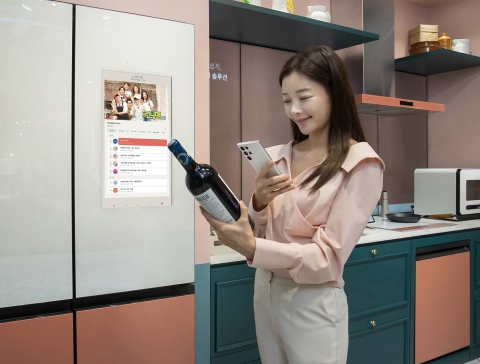 삼성전자, '스마트싱스 홈 라이프' 강화···냉장고에 와인셀러 기능 제공