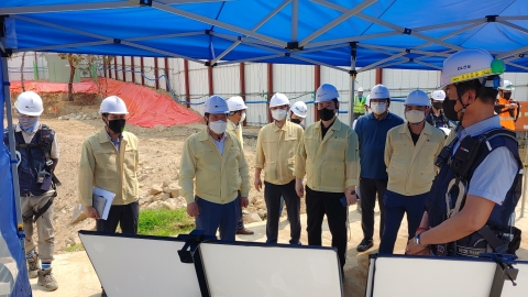 김병내 광주 남구청장, '현장 속으로' 재해 위험시설 점검