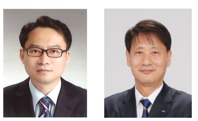 (왼쪽부터)이일용 홈앤쇼핑 영업부문 대표이사, 이원섭 홈앤쇼핑 경영부문 대표이사. /사진=홈앤쇼핑 제공