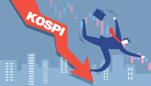 코스피, 美 CPI 경계감에 이틀 연속 하락···2500선 무너져