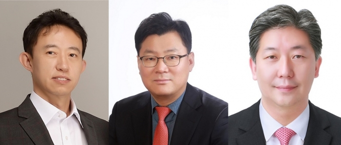 왼쪽부터 김종민, 이상도, 홍성혁 마스턴투자운용 대표이사. 사진=마스턴투자운용 브랜드전략팀