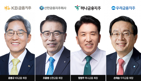 &quot;올해 어렵다&quot;···금융지주, 상반기 경영전략 '경쟁력·내실경영' 강조
