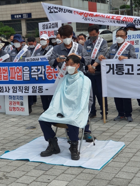 정부 &quot;대우조선 하청노조 점거농성 명백한 불법&quot; 중단 촉구(종합)