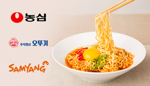 '한류의 힘' 라면 수출액 또 최대치 경신···전년비 20% 증가
