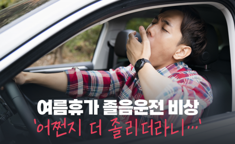 여름휴가 졸음운전 비상 '어쩐지 더 졸리더라니···'