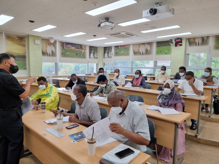 순천대,에티오피아 아르시 대학 교수진 대상 낙농 기술 전수