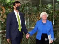 이창용 총재·美 옐런 장관 면담···"한미 경제 협력 증진 희망"