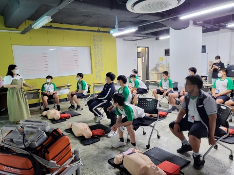 전주기전대학, 황등중 학생 대상 '대학진로탐색캠프' 운영