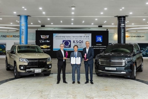 한국지엠 로베르토 렘펠號 , '국산자동차판매점-AS 부문' 동반 1위 달성