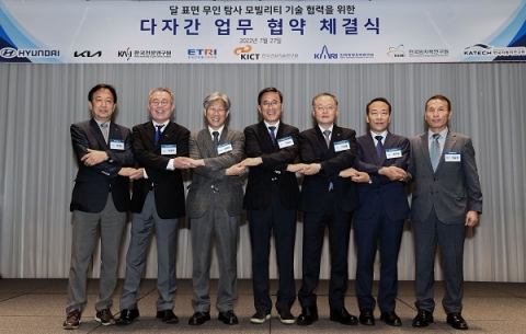 현대차·기아, 달 표면 탐사 모빌리티 개발···공동 연구 협약 체결