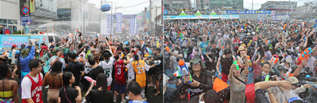 장흥 물축제, '살수대첩 거리 퍼레이드'로 9일 간의 대장정 시작