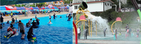 장흥군, 물축제 폐막 이후에도 '탐진강 물놀이장' 연장 운영