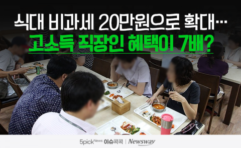 식대 비과세 20만원으로 확대···고소득 직장인 혜택이 7배?