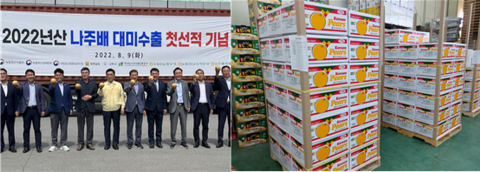 전남농협, 상반기 농수산식품 수출 전년대비 58.3%↑