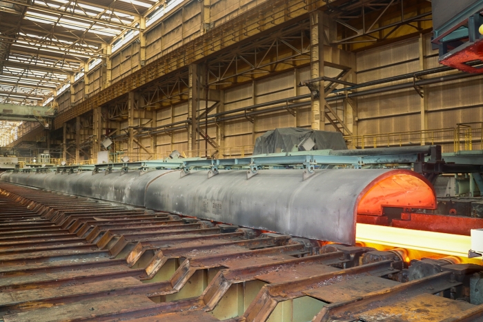 광양제철소가 4열연공장에 터널형 보열커버를 신설하고 에너지 절감을 통한 ESG 경영을 실천했다.