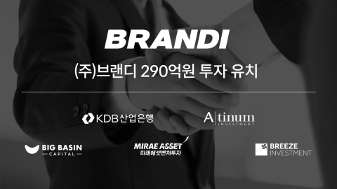 브랜디, 290억 규모 투자 유치···&quot;지속 성장 레벨업 추진&quot;
