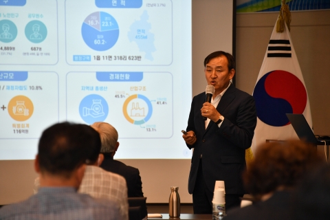 이병노 담양군수, 전남도 예결특위위원 대상 특강